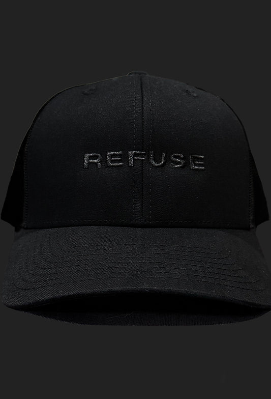 "REFUSE” EMBROIDERED HAT
